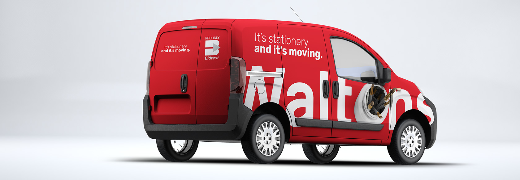 Waltons-van-branding